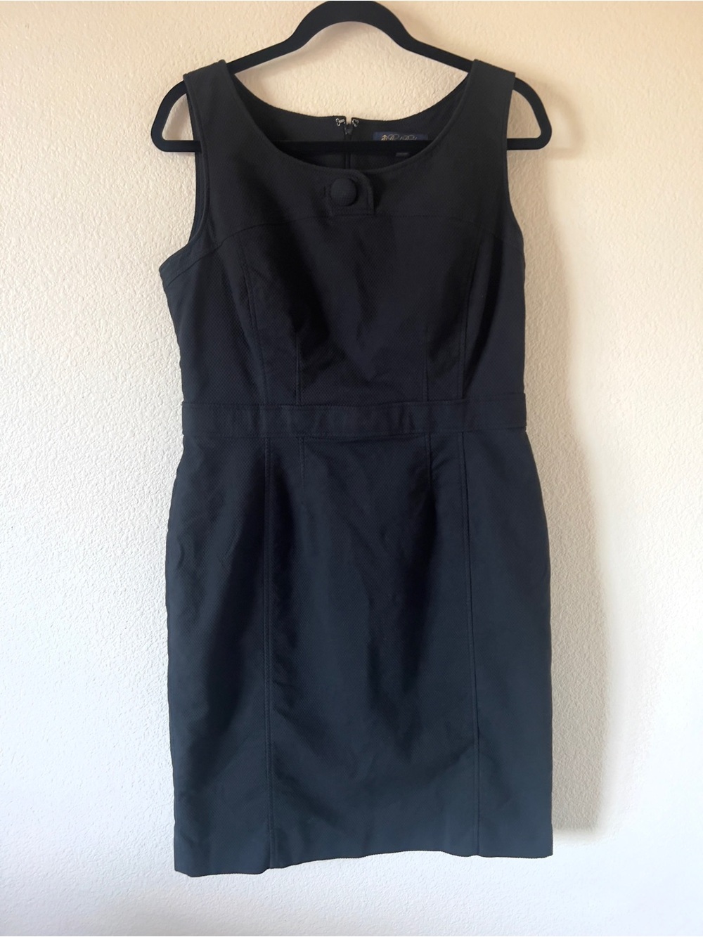 Brooks Brothers Women’s Classic Black Sleeveless Sheath Dress Size 12